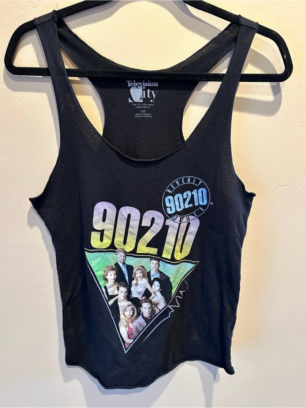Beverly Hills 90210 Cast Graphic Racerback Tank Top Large